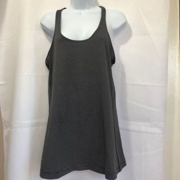 Lululemon Hype Stripe Black White Tank Top …..0271 - Picture 1 of 4